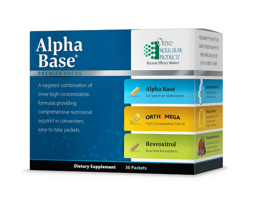 Ortho Molecular - Alpha Base Premier Packs 30ct