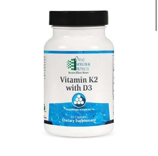 Ortho Molecular - Vitamin K2 with D3 60ct